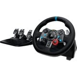 Logitech G29 Driving Force Negro USB 2.0 Volante + Pedales Analógico PC, PlayStation 4, PlayStation 5, Playstation 3 negro, Volante + Pedales, PC, PlayStation 4, PlayStation 5, Playstation 3, Cruceta, Analógico, Alámbrico, USB 2.0