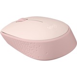 Logitech M171 Ratones, Ratón rosa, Ambidextro, Óptico, RF inalámbrico, Rosa