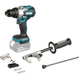 Makita Taladro atornillador percutor a batería DHP492Z, 18Volt, Martillo atornillador azul/Negro