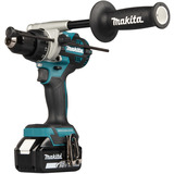 Makita Taladro atornillador percutor a batería DHP492Z, 18Volt, Martillo atornillador azul/Negro