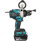 Makita Taladro atornillador percutor a batería DHP492Z, 18Volt, Martillo atornillador azul/Negro
