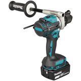 Makita Taladro atornillador percutor a batería DHP492Z, 18Volt, Martillo atornillador azul/Negro