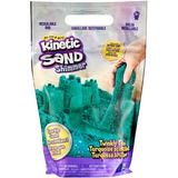 Spin Master Kinetic Sand, bolsa de 907 g de arena totalmente natural, brillante y de color turquesa brillante para prensar, mezclar y moldear, Juego de arena Kinetic Sand , bolsa de 907 g de arena totalmente natural, brillante y de color turquesa brillante para prensar, mezclar y moldear, Arena kinética infantil, 3 año(s), No tóxico, Verde