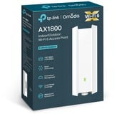 TP-Link Omada EAP610-Outdoor 1800 Mbit/s Blanco Energía sobre Ethernet (PoE), Punto de acceso blanco, 2,4 GHz, 5 GHz, 1800 Mbit/s, WEP, WPA, WPA2, WPA3, 10,100,1000 Mbit/s