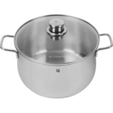 WMF 07.3003.6040 olla sopera 6,5 L Acero inoxidable, Conjunto de ollas acero fino, 6,5 L, Acero inoxidable, Acero inoxidable, Gas, Inducción, Acero inoxidable, Acero inoxidable