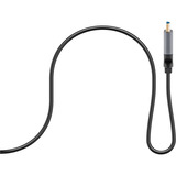 goobay 76275, Cable negro/Gris