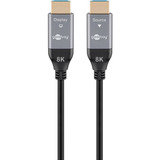 goobay Cable HDMI híbrido óptico Ultra High-Speed (AOC) 8K / 60Hz negro/Gris