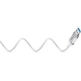 goobay Cable adaptador Ethernet USB-A 3.2 Gen1 > RJ-45, Slim blanco