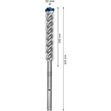 Bosch Expert Broca para martillo SDS Max-8X, Taladro Martillo perforador, Hammer drill bit, 3,2 cm, 320 mm, Concreto, Piedra, 20 cm