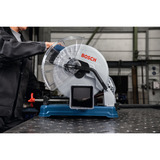 Bosch Sierra de corte para metal inalámbrica GCD 18V-355 Professional solo, 18 Voltios, Sierras de corte a inglete y a bisel azul