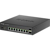 D-Link 10-Port Multi-Gigabit Smart Managed PoE Gestionado, Interruptor/Conmutador negro, Gestionado