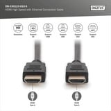 Digitus Cable de conexión HDMI Premium High Speed, con Ethernet, UHD 4K negro