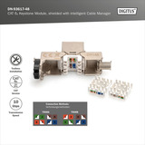Digitus DN-93617-48, Módulo Keystone plateado