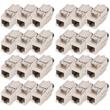 Digitus Módulo Keystone Cat. 8.1, apantallado, 24 piezas plateado