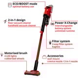 EINHELL 2347180, Aspirador vertical rojo/Negro