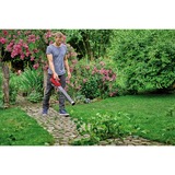EINHELL GP-LB 18/200 200 kmh, Soplador de hojas rojo/Negro, Soplador manual, 200 kmh, 670 m³/h, Negro, Rojo, Plata, Batería, 2,16 kg