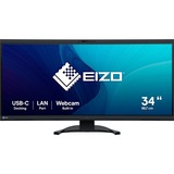 EIZO FlexScan EV3450XC-BK LED display 86,6 cm (34.1") 3440 x 1440 Pixeles UltraWide Quad HD Negro, Monitor LED negro, 86,6 cm (34.1"), 3440 x 1440 Pixeles, UltraWide Quad HD, LED, 5 ms, Negro