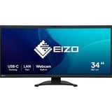 EIZO FlexScan EV3450XC-BK pantalla para PC 86,6 cm (34.1") 3440 x 1440 Pixeles UltraWide Quad HD LCD Negro, Monitor LED negro, 86,6 cm (34.1"), 3440 x 1440 Pixeles, UltraWide Quad HD, LCD, 5 ms, Negro