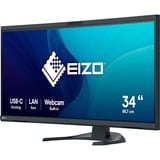 EIZO FlexScan EV3450XC-BK pantalla para PC 86,6 cm (34.1") 3440 x 1440 Pixeles UltraWide Quad HD LED Negro, Monitor LED negro, 86,6 cm (34.1"), 3440 x 1440 Pixeles, UltraWide Quad HD, LED, 5 ms, Negro