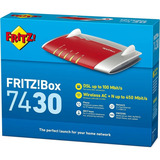 FRITZ! Box 7430 reacondicionado, Router blanco/Rojo