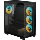 GIGABYTE C500 PANORAMIC STEALTH Midi Tower Negro, Cajas de torre negro, Midi Tower, PC, Negro, ATX, Mini-ATX, Mini-ITX, Vidrio, Plástico, Acero, Juego