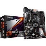GIGABYTE Placa base A520 AORUS ELITE - Compatible con procesadores AMD Ryzen serie 5000 AM4, VRM digital puro de 5+3 fases, hasta 4733MHz DDR4 (OC), PCIe 3.0 x4 M.2, LAN GbE, USB 3.2 Gen2 VRM digital puro de 5+3 fases, hasta 4733MHz DDR4 (OC), PCIe 3.0 x4 M.2, LAN GbE, USB 3.2 Gen2, AMD, Zócalo AM4, AMD Ryzen 3000 Series, Zócalo AM4, DDR4-SDRAM, 128 GB