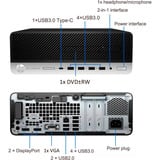 HP Elitedesk 705 G5 SFF reacondicionado, PC completo negro/Plateado