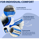 HUDORA 71536, Guantes azul/blanco