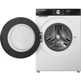 Hisense WD3S8043BW3 lavadora-secadora Independiente Carga frontal Blanco D, Secadora de ropa blanco/Negro, Carga frontal, Independiente, Blanco, Izquierda, Gris, Botones, Giratorio