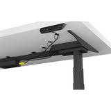 ICY BOX IB-EW206B-T Eléctrico 2 pata(s) Negro, Soporte negro, 125 kg, Eléctrico, 38 mm/s, 2 pata(s), Acero, Negro