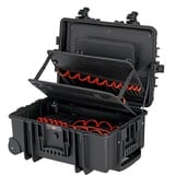 KNIPEX Maletín de herramientas "Robust45 Move" 00 21 37 LE, Caja de herramientas negro