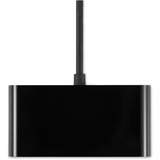 Kensington Hub USB-C CH1200 de 4 puertos a 10 Gbps negro, USB 3.2 Gen 2 (3.1 Gen 2) Type-C, USB 3.2 Gen 2 (3.1 Gen 2) Type-A, 10000 Mbit/s, Negro, Acrilonitrilo butadieno estireno (ABS), Cable redondo