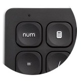 Kensington Teclado numérico con cable negro, Alámbrico, USB, Switch de tecla de tijera, Negro