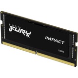 Kingston FURY FURY 32 GB 5600 MT/s DDR5 CL40 SODIMM Impact PnP, Memoria RAM negro, 32 GB, 1 x 32 GB, DDR5, 262-pin SO-DIMM