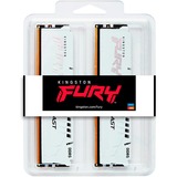 Kingston FURY FURY Beast 32GB 6400MT/s DDR5 CL32 DIMM (Kit of 2) White EXPO, Memoria RAM blanco, 32 GB, 2 x 16 GB, DDR5, 288-pin DIMM, Blanco