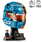 LEGO McLaren Mastercard F1 Team Oscar Piastri Helmet, Juegos de construcción Juego de construcción, 14 año(s), Plástico, 793 pieza(s), 968 g