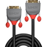 Lindy 36226 cable DVI 10 m DVI-D Negro negro/Gris, 10 m, DVI-D, DVI-D, Macho, Macho, Negro