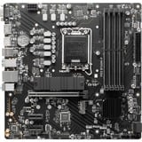 MSI PRO B760M-P placa base Intel B760 LGA 1700 micro ATX negro, Intel, LGA 1700, Intel® Celeron®, Intel® Pentium® Gold, LGA 1700, DDR5-SDRAM, 192 GB