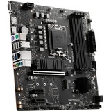 MSI PRO B760M-P placa base Intel B760 LGA 1700 micro ATX negro, Intel, LGA 1700, Intel® Celeron®, Intel® Pentium® Gold, LGA 1700, DDR5-SDRAM, 192 GB