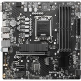 MSI PRO B760M-P placa base Intel B760 LGA 1700 micro ATX negro, Intel, LGA 1700, Intel® Celeron®, Intel® Pentium® Gold, LGA 1700, DDR5-SDRAM, 192 GB