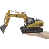 Revell 24924 RC Bagger mit 6-CH 2.4 GHz Fernsteuerung, Outdoor-tauglich, Schaufel und Baumgreifer aus Metall, griffiger Kettenantrieb, Originalgetreu, einzeln steuerbare Teile-Digger 2.0, bunt, Radiocontrol amarillo/Negro, Outdoor-tauglich, Schaufel und Baumgreifer aus Metall, griffiger Kettenantrieb, Originalgetreu, einzeln steuerbare Teile-Digger 2.0, bunt, 96 año(s), Plástico