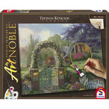 Schmidt Spiele My ArtNOBLE Thomas Kinkade - Hummingbird Cottage, Pintura 