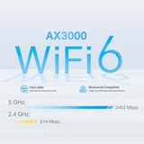 TP-Link Deco X50-4G Doble banda (2,4 GHz / 5 GHz) Wi-Fi 6 (802.11ax) Blanco 3 Interno, Router blanco, Blanco, Interno, Enrutador de malla, ≤20 dBm (2.4GHz); ≤23 dBm (5GHz), Doble banda (2,4 GHz / 5 GHz), Wi-Fi 6 (802.11ax)