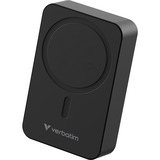 Verbatim Charge 'n' Go Essentials 20000 mAh Cargador inalámbrico Negro, Banco de potencia negro, 20000 mAh, Quick Charge 3.0, Cargador inalámbrico, 50 W, Negro