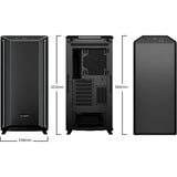 be quiet! Dark Base 701 Black Midi Tower Negro, Cajas de torre negro, Midi Tower, PC, Negro, ATX, EATX, micro ATX, Mini-ITX, Acrilonitrilo butadieno estireno (ABS), Vidrio, Acero, Multi