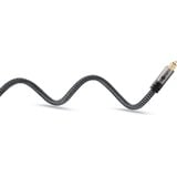 goobay 65306, Cable negro/Plateado