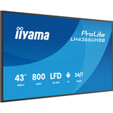 iiyama LH4366UHSB-B1AG, Pantalla de gran formato negro (mate)
