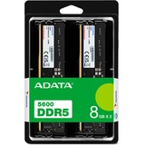 ADATA DDR5 5600 U-DIMM módulo de memoria 8 GB 2 x 4 GB 288-pin DIMM, Memoria RAM negro, 8 GB, 2 x 4 GB, DDR5, 5600 MHz, 288-pin DIMM