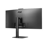 AOC V5 CU34V5CW pantalla para PC 86,4 cm (34") 3440 x 1440 Pixeles Wide Quad HD LED Negro, Monitor LED negro, 86,4 cm (34"), 3440 x 1440 Pixeles, Wide Quad HD, LED, 4 ms, Negro