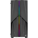 Aerocool Mecha Midi Tower Negro, Cajas de torre negro, Midi Tower, PC, Negro, ATX, micro ATX, Mini-ITX, Acrilonitrilo butadieno estireno (ABS), SPCC, Juego